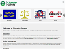 Tablet Screenshot of olympiangaming.com